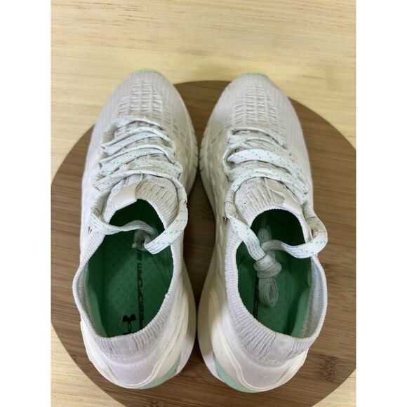 Under Armour HOVR Phantom 1 White Teal Athletic Running Shoes Womens Size 10 - Picture 6 of 8